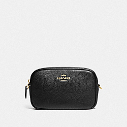 COACH CONVERTIBLE BELT BAG - BLACK/GOLD - F79210