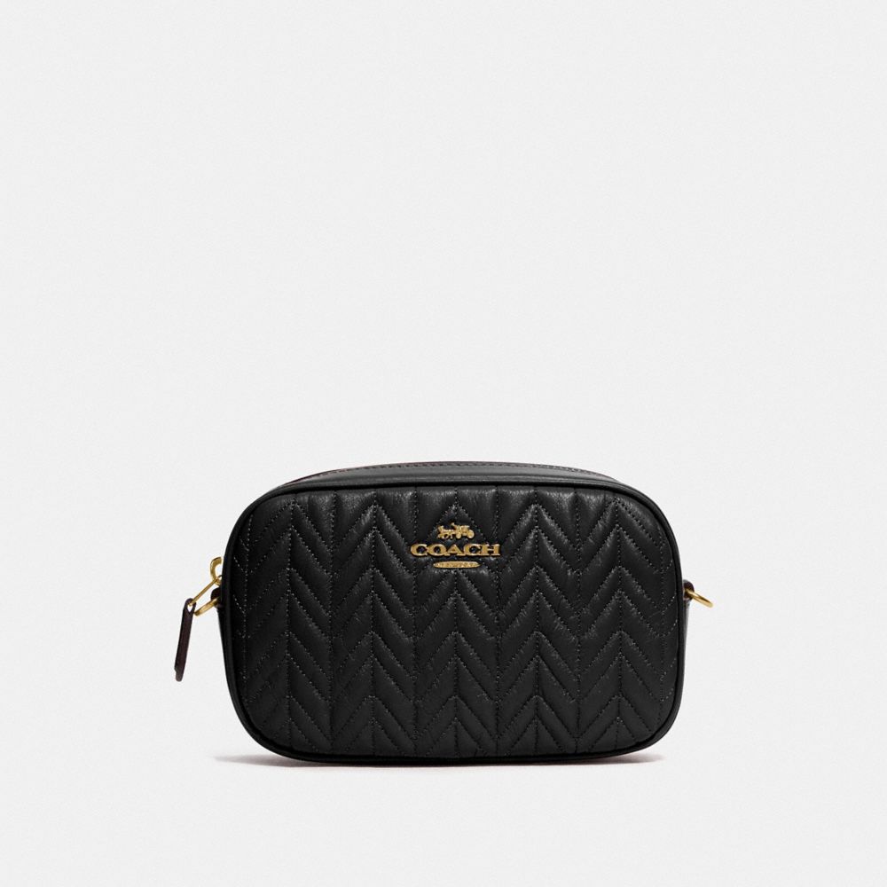 CONVERTIBLE BELT BAG WITH QUILTING - IM/BLACK - COACH F79211