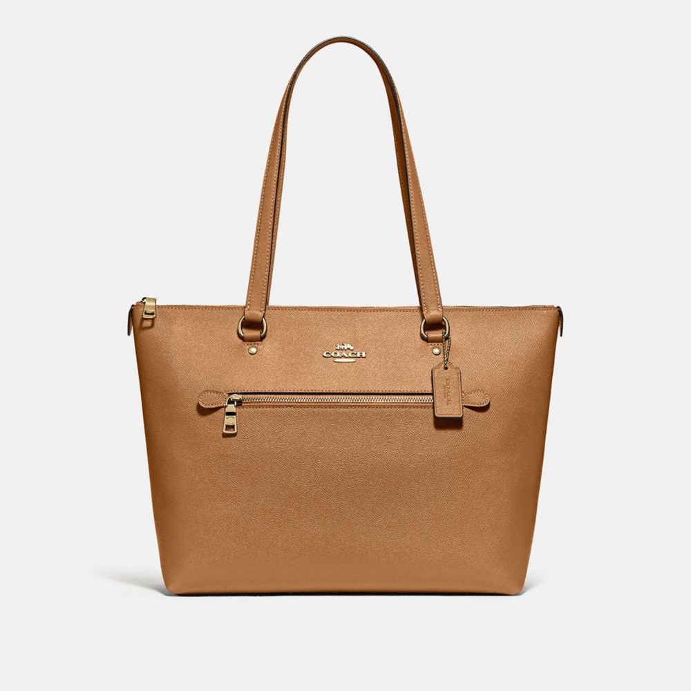 COACH F79608 Gallery Tote IM/LIGHT SADDLE