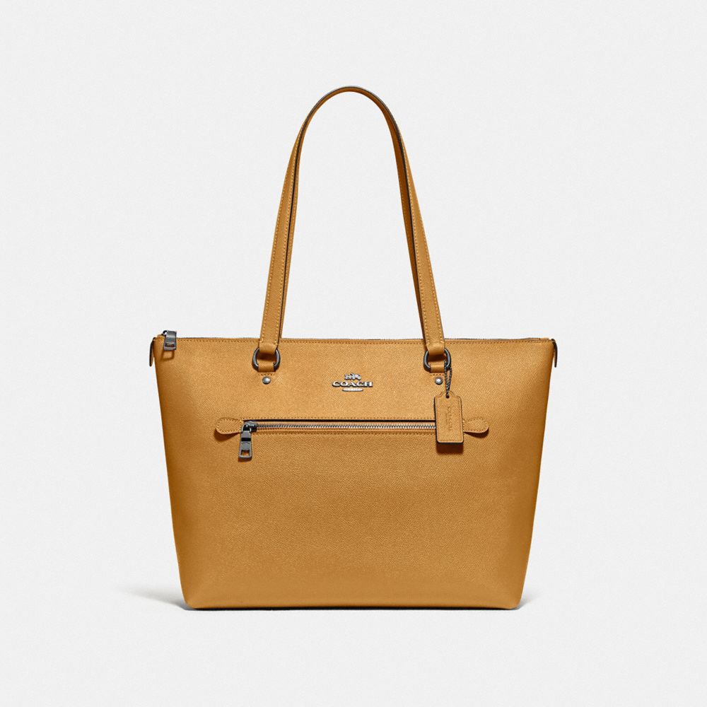 yellow coach tote