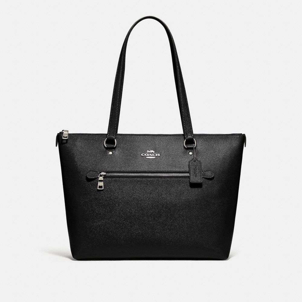 COACH F79608 - GALLERY TOTE - SV/BLACK | COACH HANDBAGS