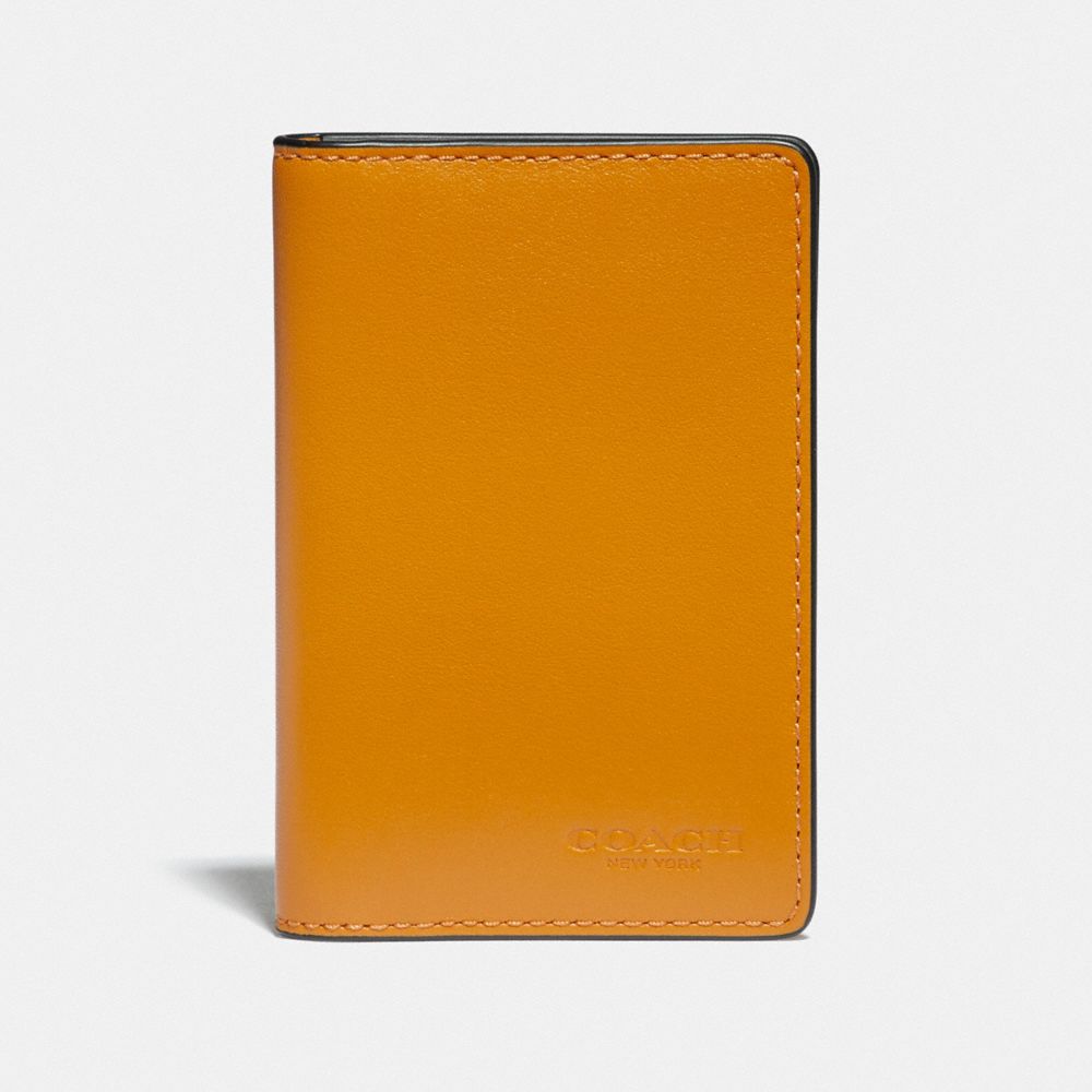 CARD WALLET IN COLORBLOCK - F79802 - QB/HEATHER GREY/AMBER MULTI