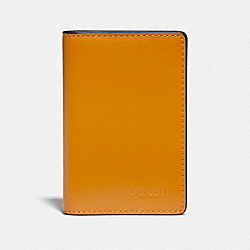 CARD WALLET IN COLORBLOCK - F79802 - QB/HEATHER GREY/AMBER MULTI