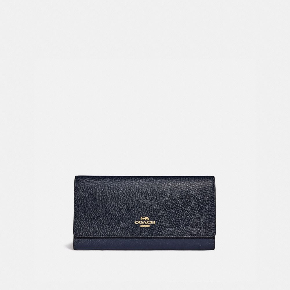 COACH F79868 Trifold Wallet IM/MIDNIGHT