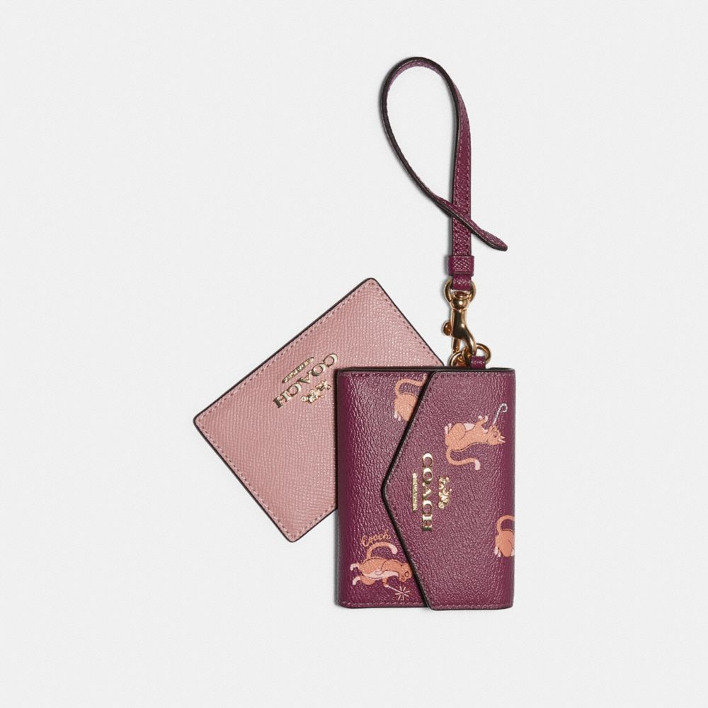 Coach party cat discount wallet