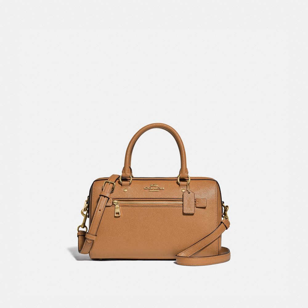 COACH ROWAN SATCHEL - IM/LIGHT SADDLE - F79946