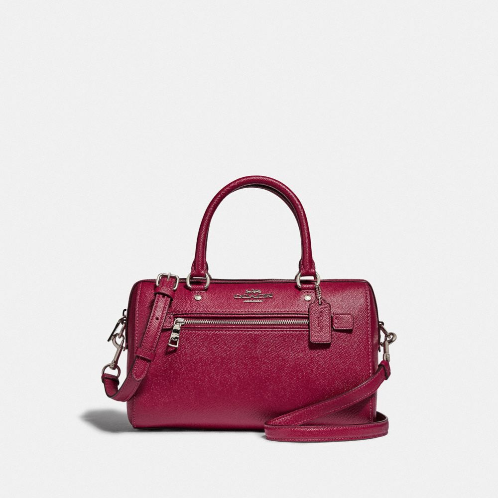 ROWAN SATCHEL - SV/DARK FUCHSIA - COACH F79946