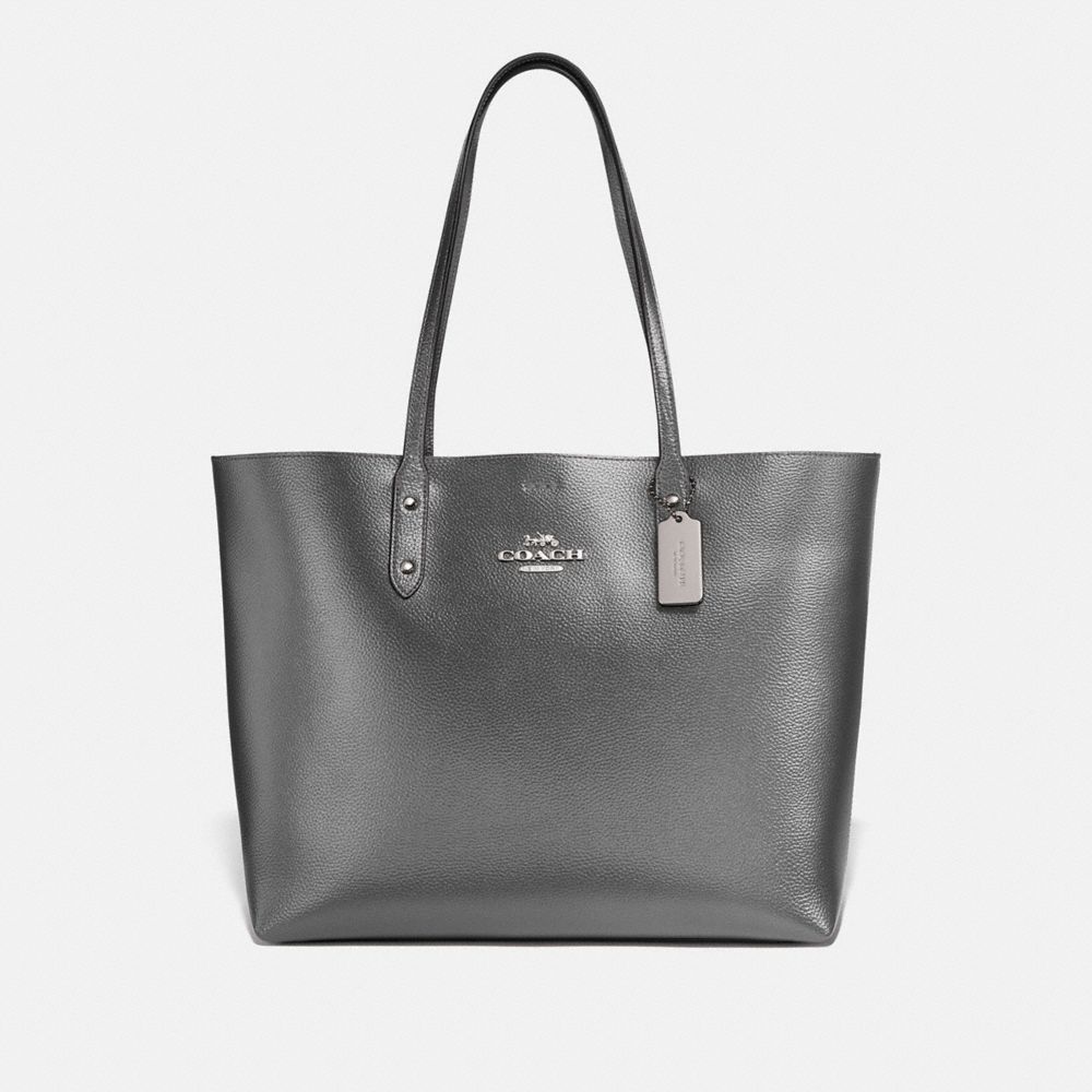 COACH F79983 Town Tote SV/GUNMETAL BLACK