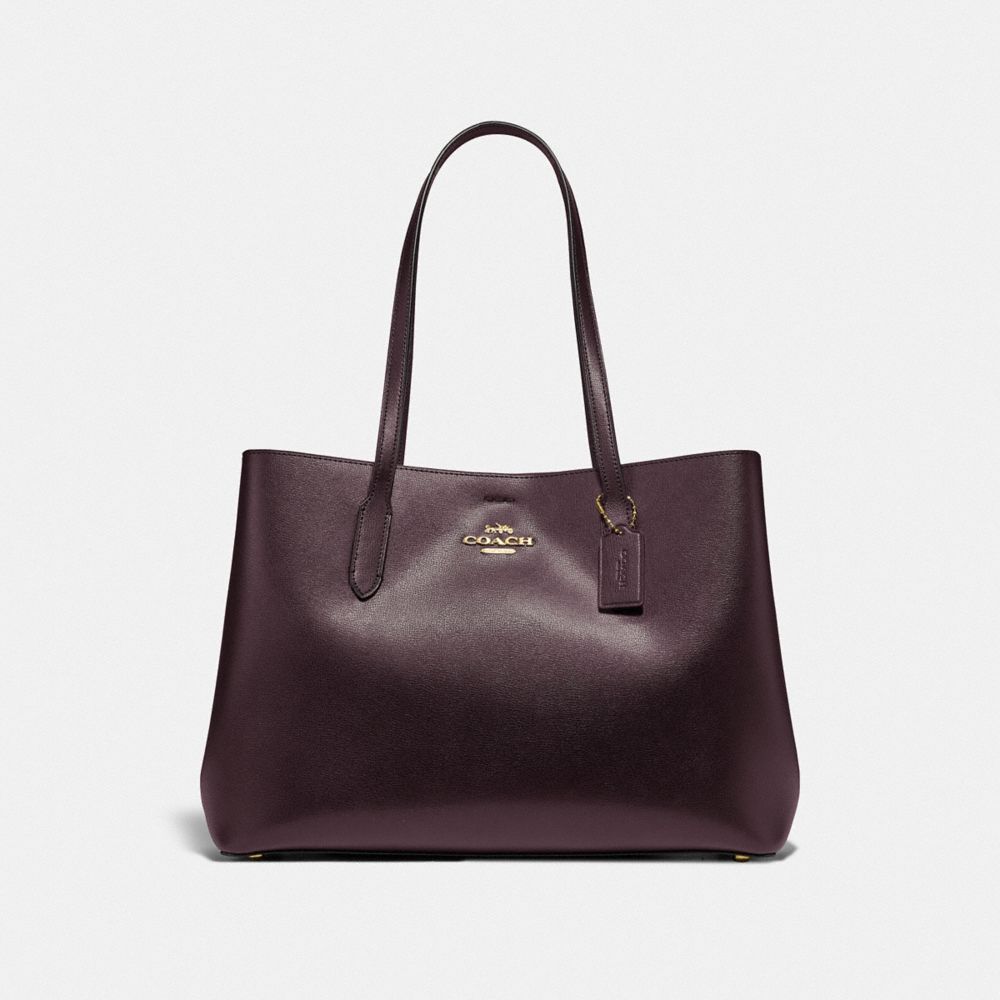 LARGE AVENUE CARRYALL - IM/RASPBERRY BLACK - COACH F79988