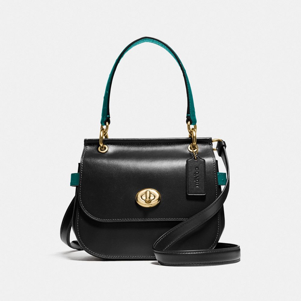 COACH F79992 JACE CROSSBODY IM/BLACK-VIRIDIAN