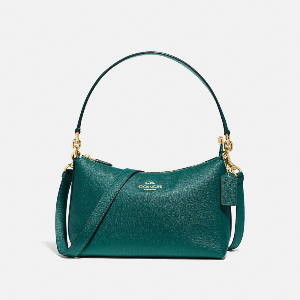 COACH F80058 LEWIS SHOULDER BAG IM/VIRIDIAN