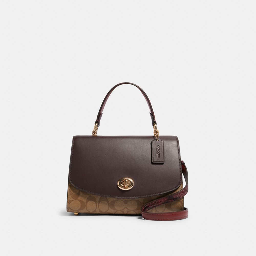 Coach tilly top online satchel