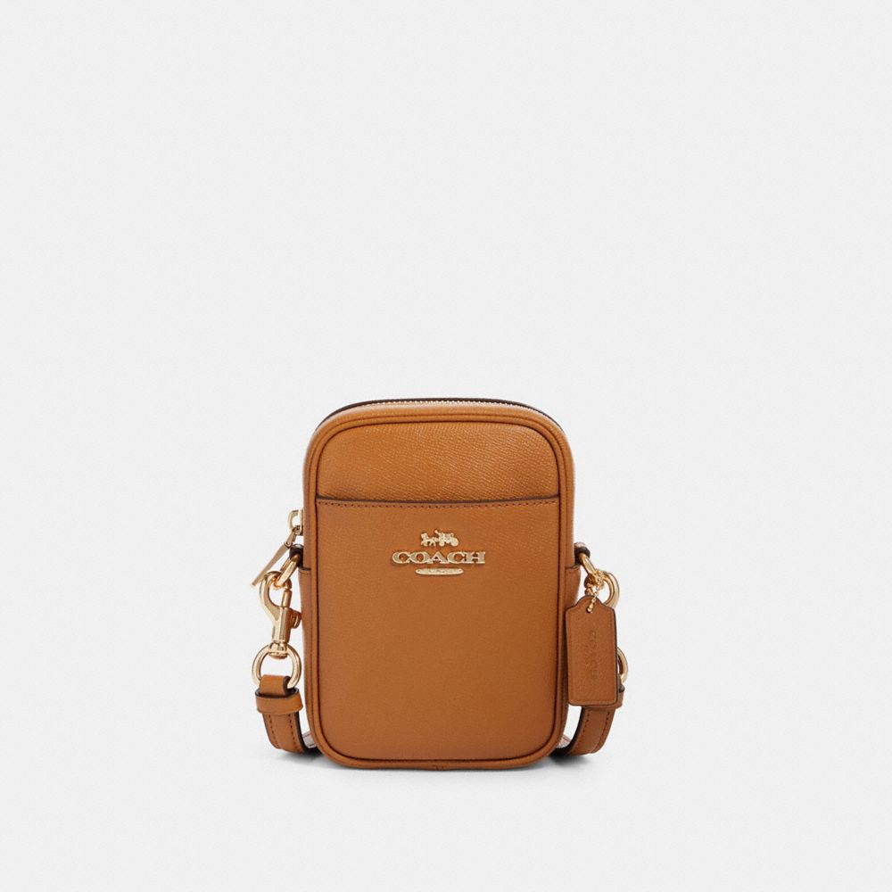 PHOEBE CROSSBODY - F80589 - IM/LIGHT SADDLE