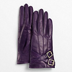 COACH BUCKLE GLOVE - ONE COLOR - F82055