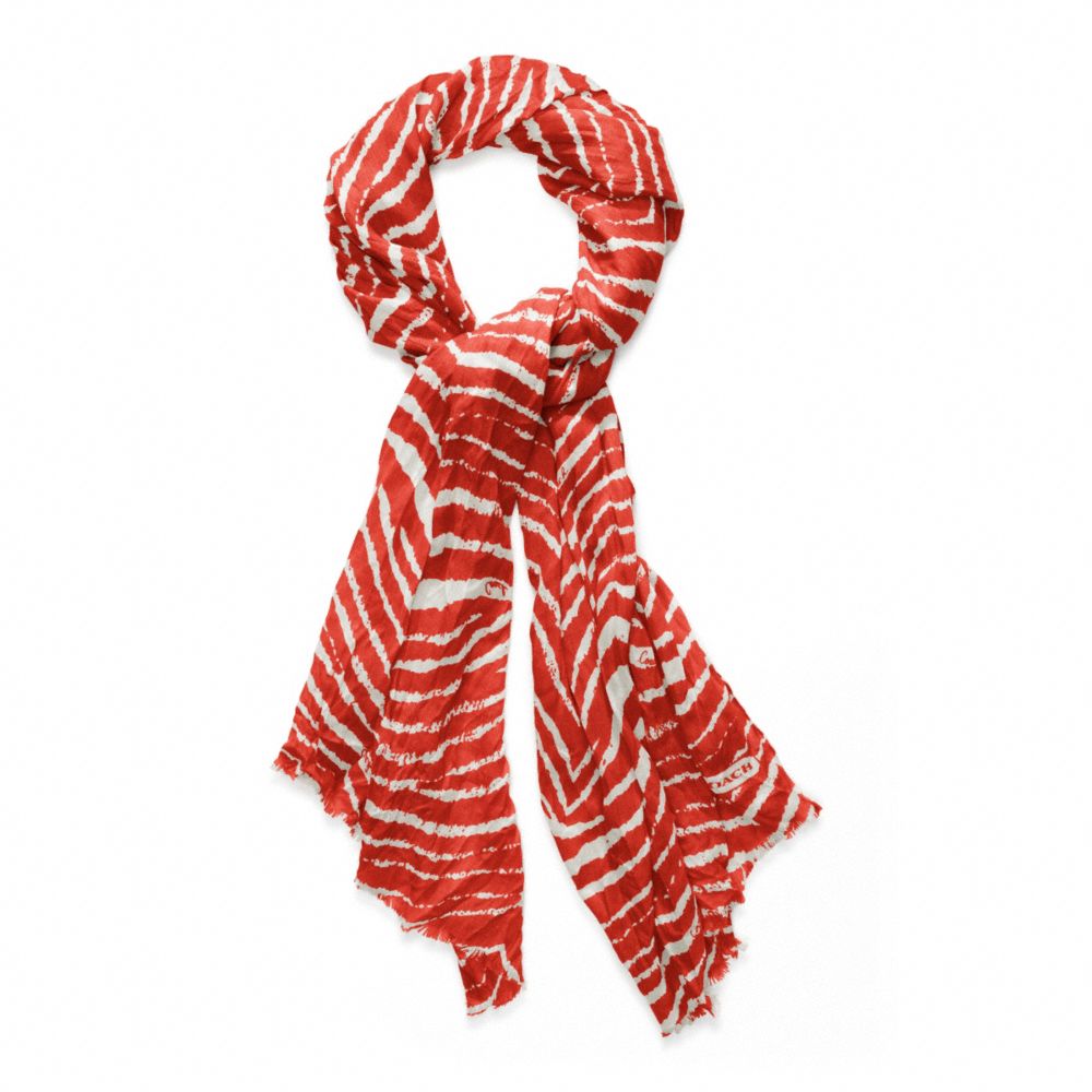 ZEBRA OBLONG - f82758 - VERMILLION