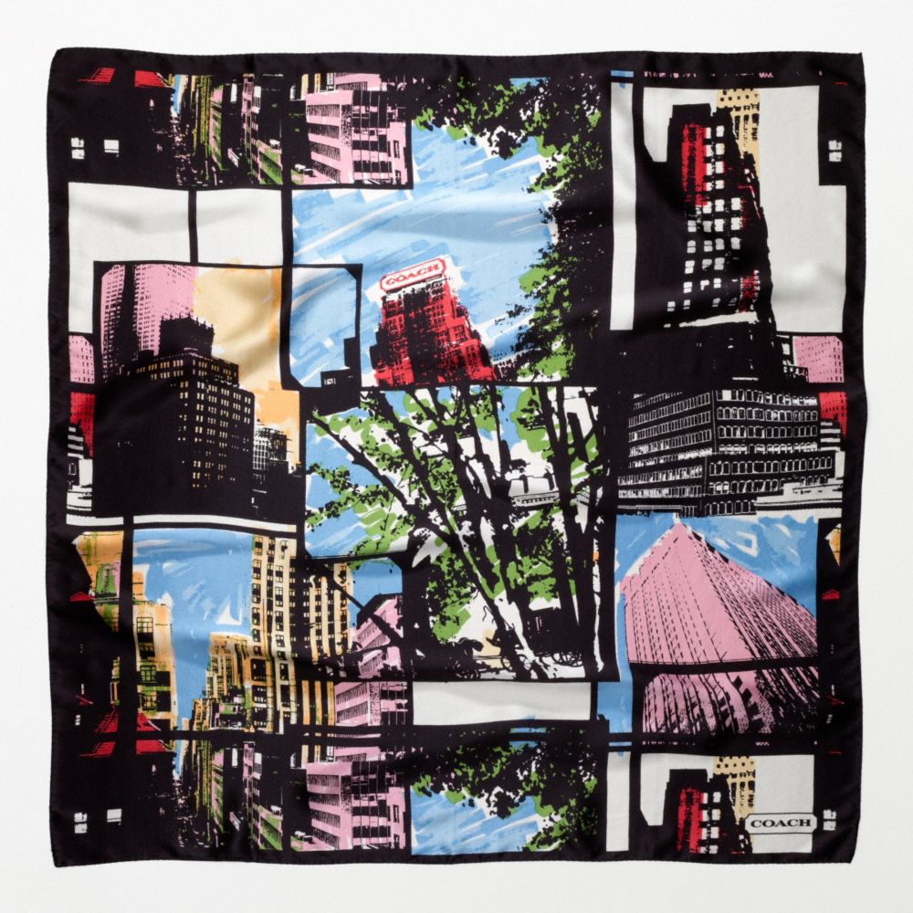 COACH f82763 NEW YORK CITY SCAPE 32X32 