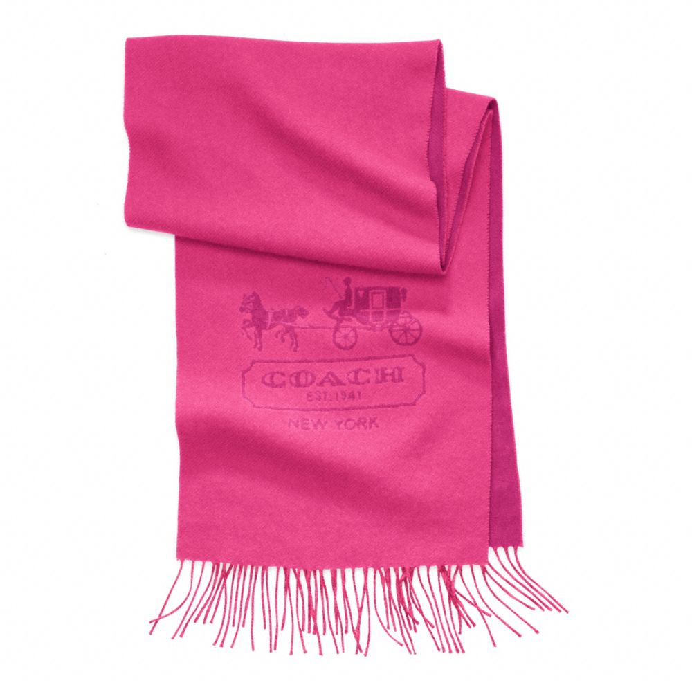 COACH F83101 - CASHMERE HORSE AND CARRIAGE SCARF - | COACH ACCESSORIES