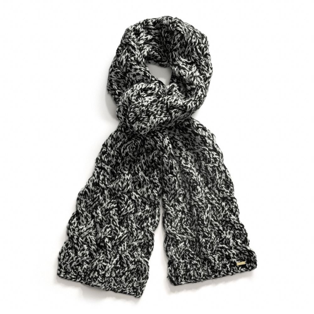 COACH F83104 Braided Cable Scarf 