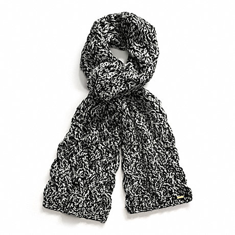 COACH f83104 BRAIDED CABLE SCARF 