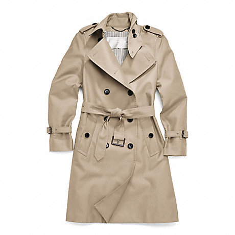 COACH f83342 CLASSIC LONG TRENCH 