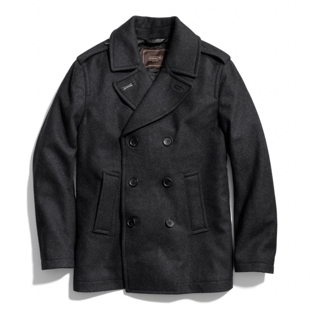 WOOL PEACOAT - f83747 - F83747CHR