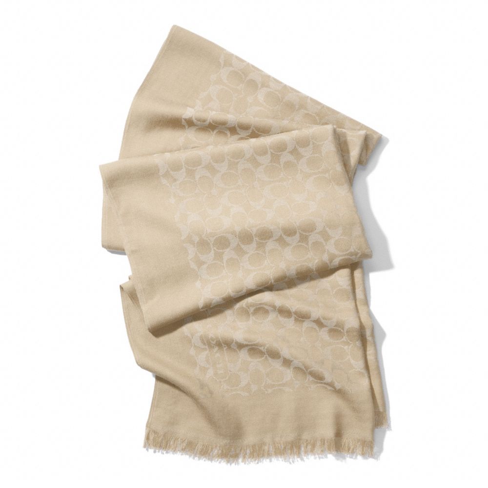 COACH F83768 - LIGHTWEIGHT STOLE KHAKI