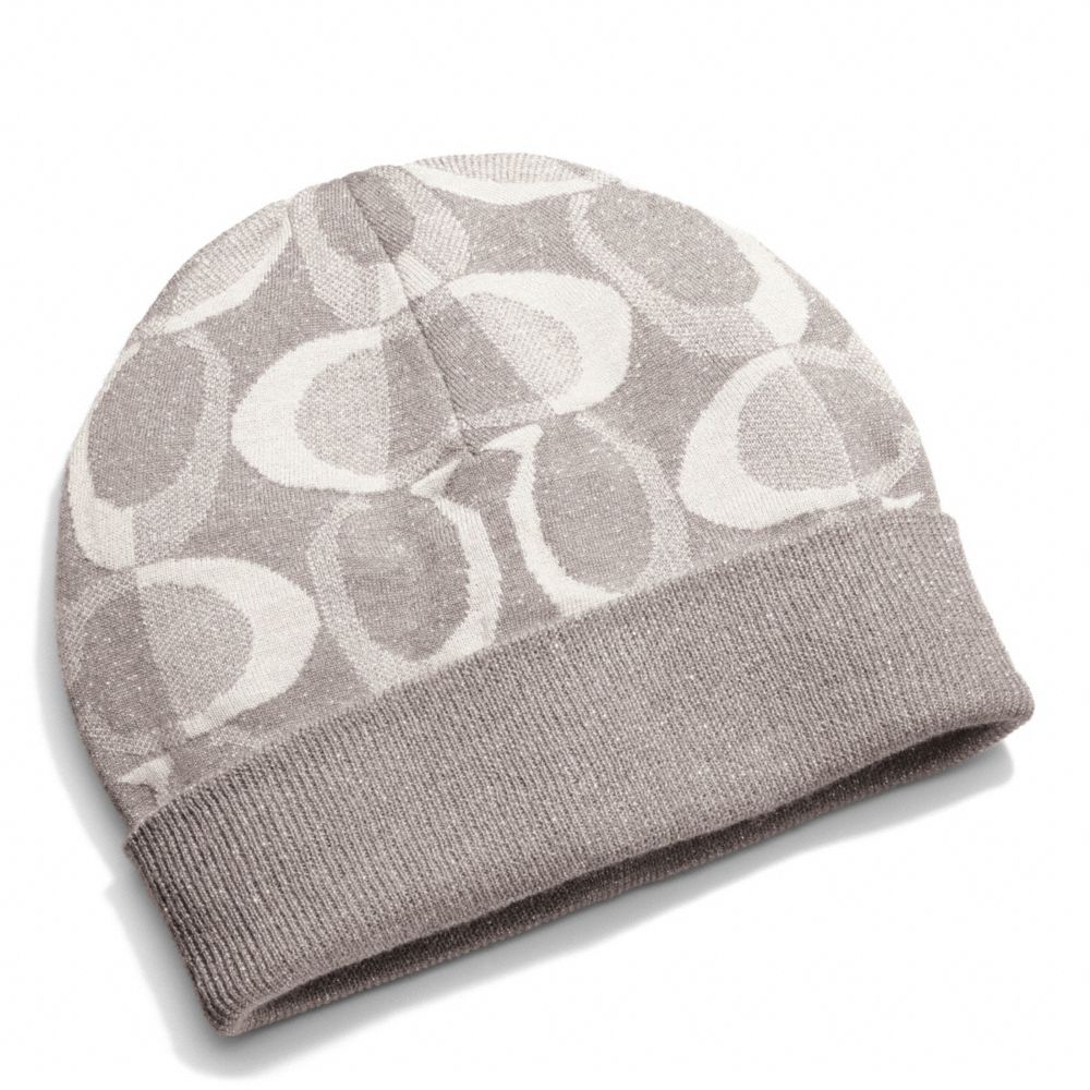 TONAL DREAM C KNIT HAT - f83840 - GRAY/SILVER