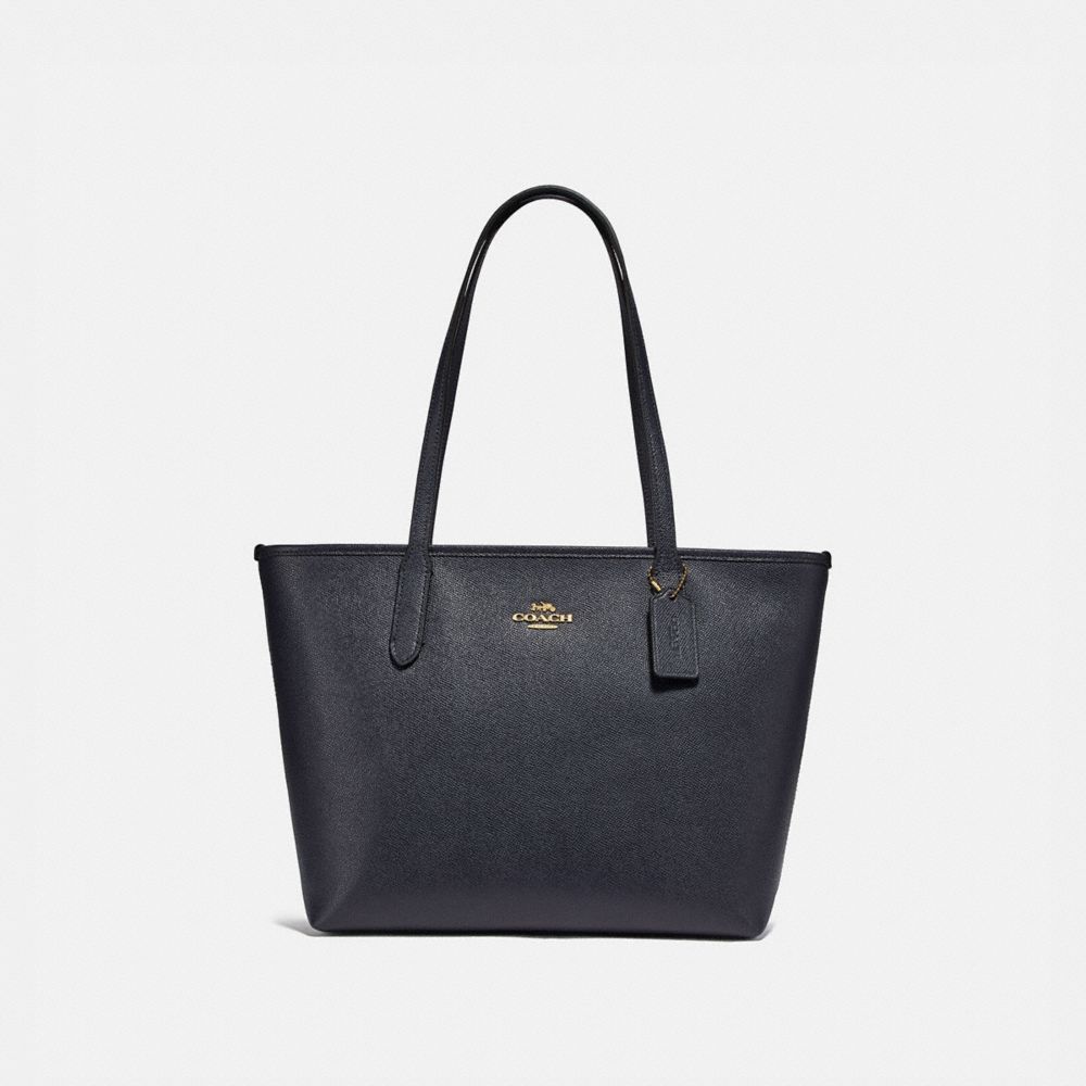 COACH F83857 - ZIP TOP TOTE - IM/MIDNIGHT | COACH HANDBAGS