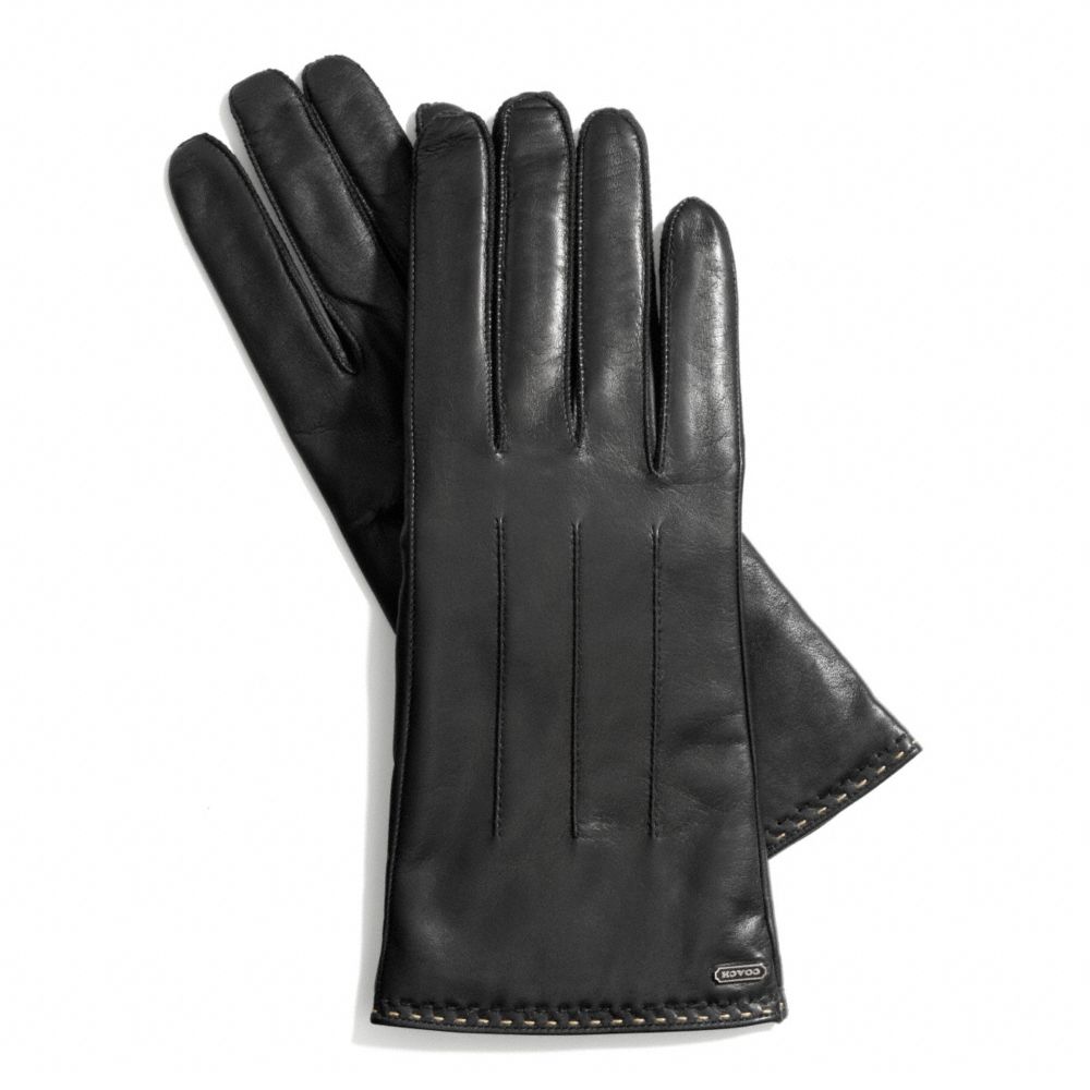 COACH LEATHER TECH GLOVE - ONE COLOR - F83867