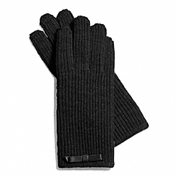 COACH KNIT BOW GLOVE - ONE COLOR - F83883
