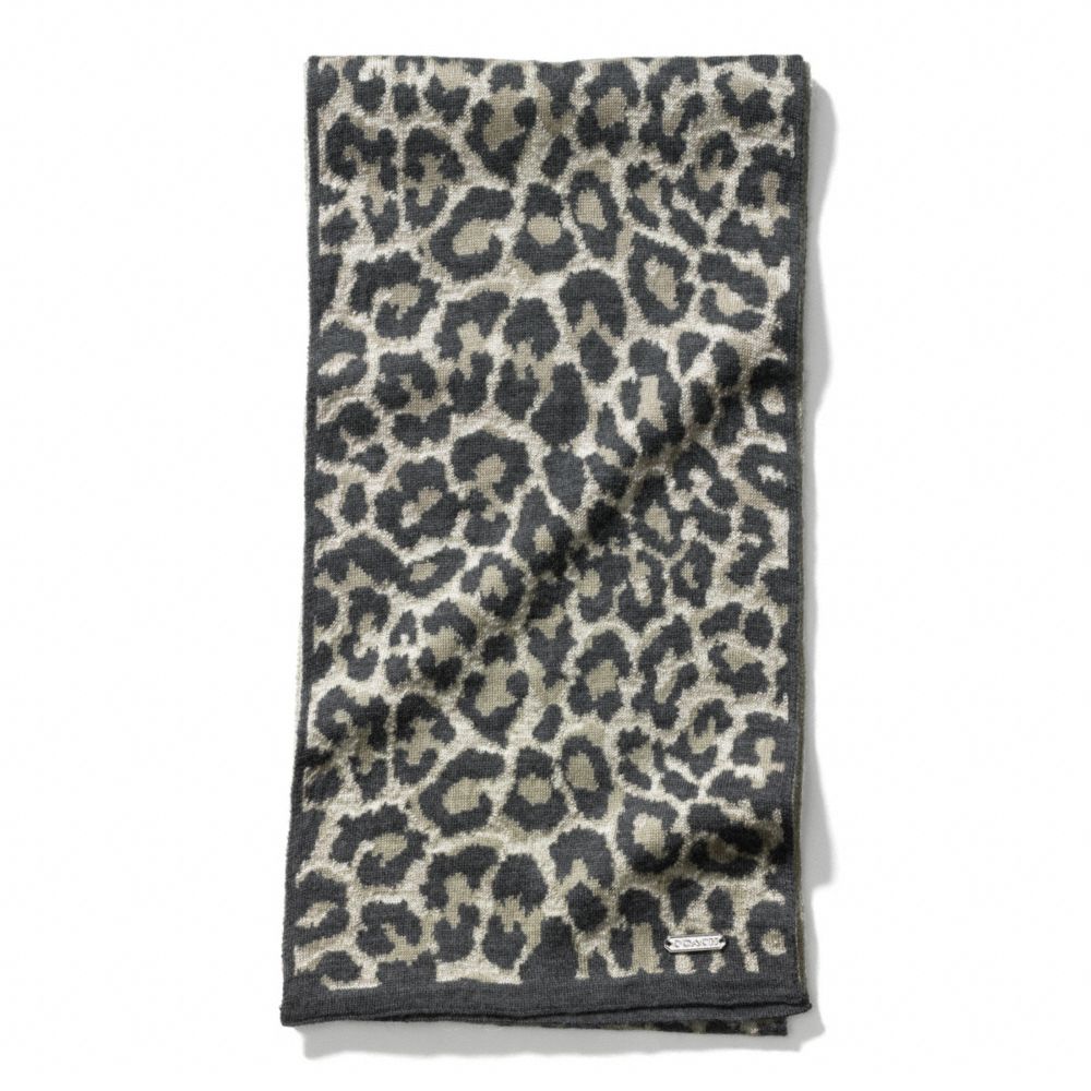 OCELOT KNIT SCARF - f84013 - F84013MTI