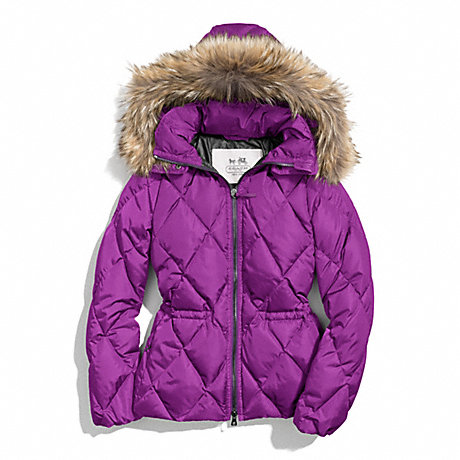 COACH F84047 SHORT PUFFER JACKET ONE-COLOR