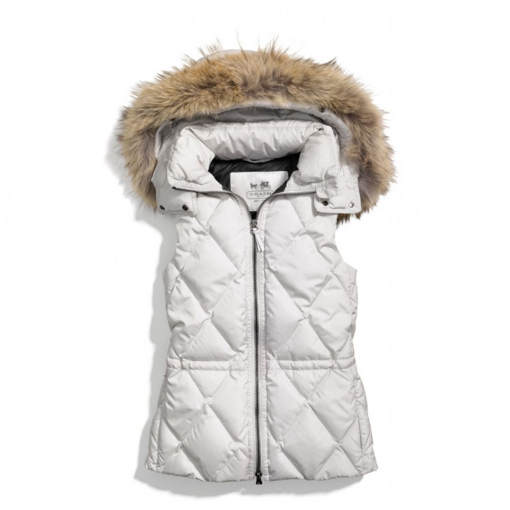 COACH F84096 PUFFER VEST ONE-COLOR