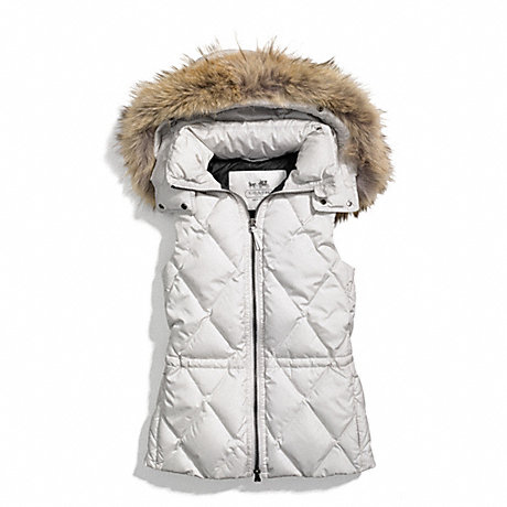 COACH F84096 PUFFER VEST ONE-COLOR