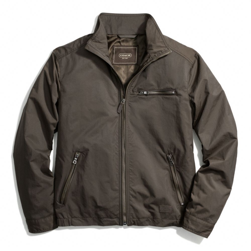 COACH NYLON SHORT ZIP JACKET -  - f84103