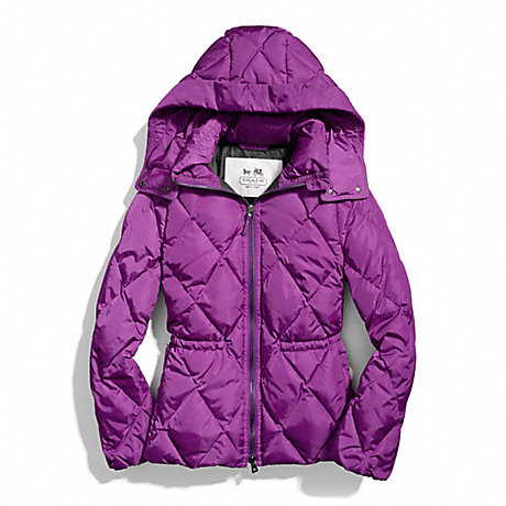 COACH F84105 SHORT PUFFER JACKET ONE-COLOR