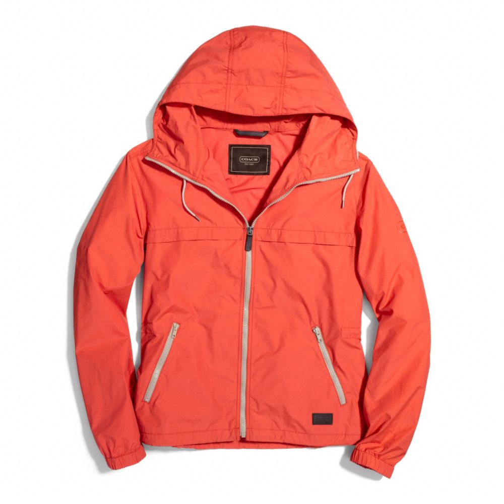 COACH F84210 PACKABLE WINDBREAKER ORANGE