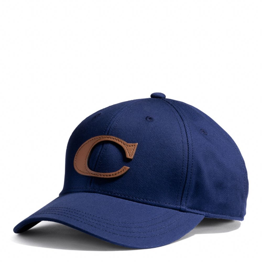 COACH F84213 Canvas Varsity C Hat NAVY