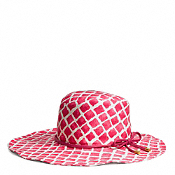 COACH PAINTED DIAMONDS FLOPPY HAT - ONE COLOR - F84246