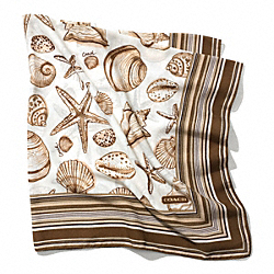 COACH RESORT SHELLS SCARF - ONE COLOR - F84262
