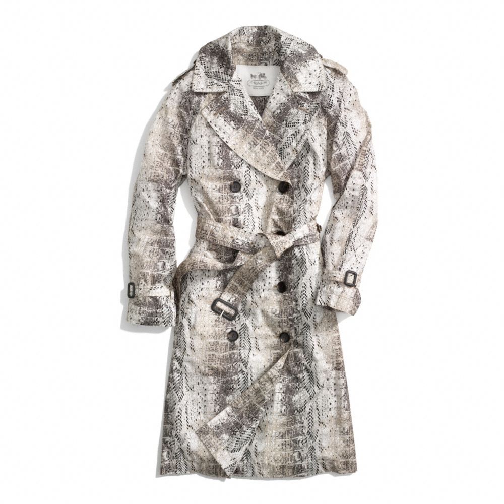 PYTHON FLUID TRENCH - MULTICOLOR - COACH F84304