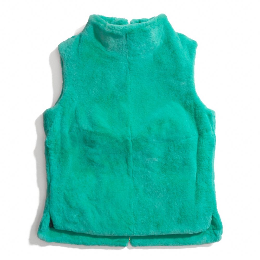 REX RABBIT SLEEVELESS TUNIC - TURQUOISE - COACH F84398