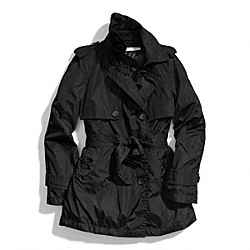 PADDED TRENCH - BLACK - COACH F84418