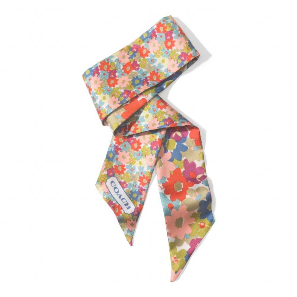 COACH HADLEY FLORAL PONYTAIL SCARF -  - f84525