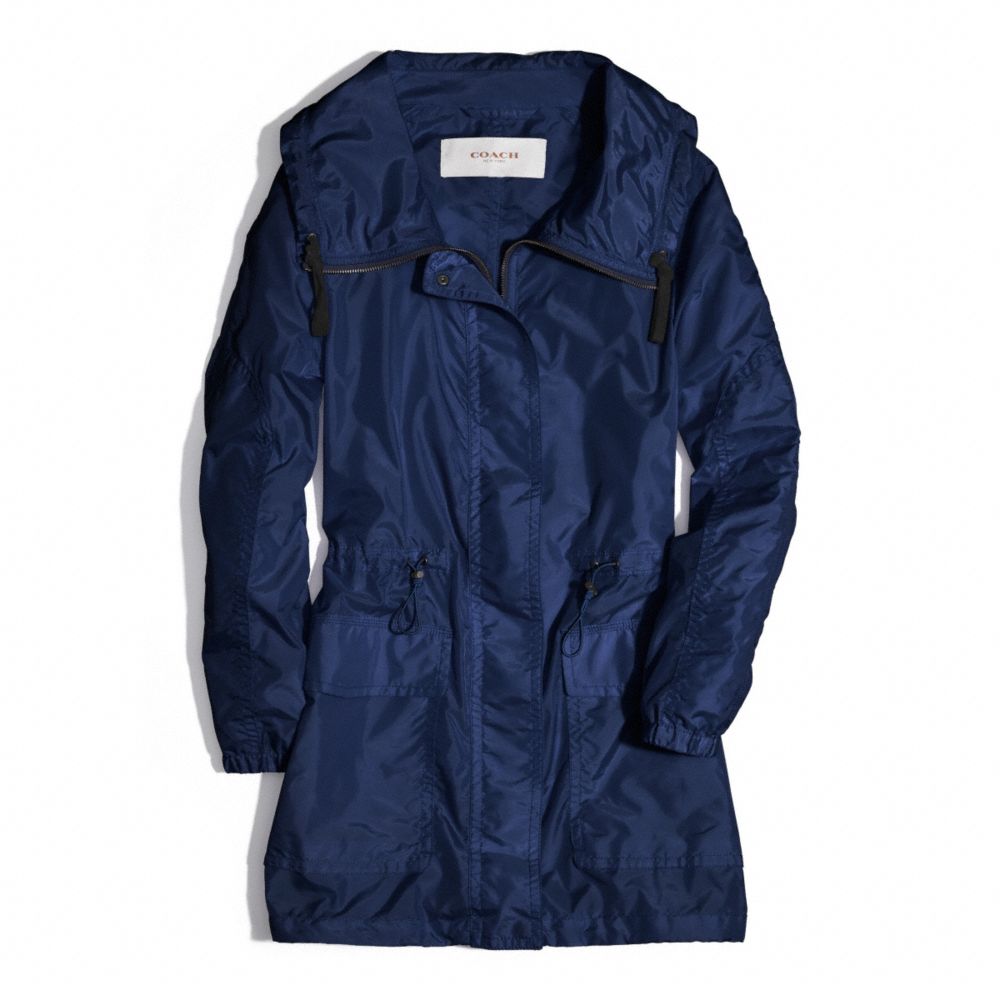 COACH F84546 Long Anorak NAVY