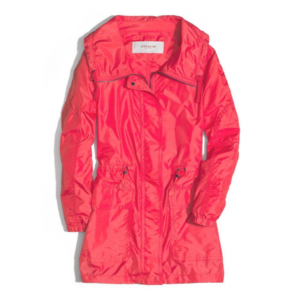 COACH F84546 Long Anorak WATERMELON