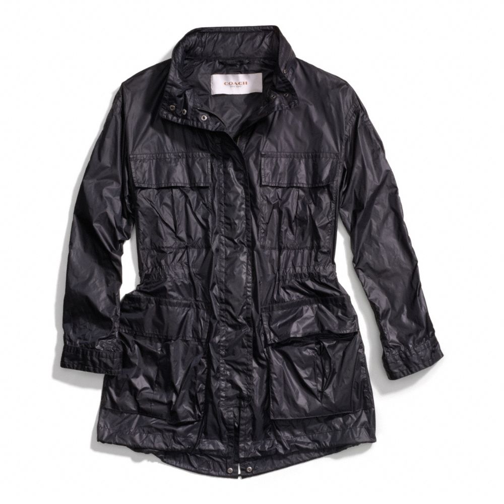 COACH F84569 - LIGHTWEIGHT FIELD PARKA BLACK