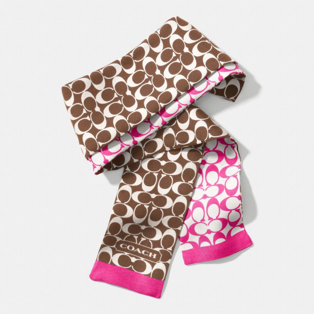 SIGNATURE C PONYTAIL SCARF - BAJ - COACH F84588