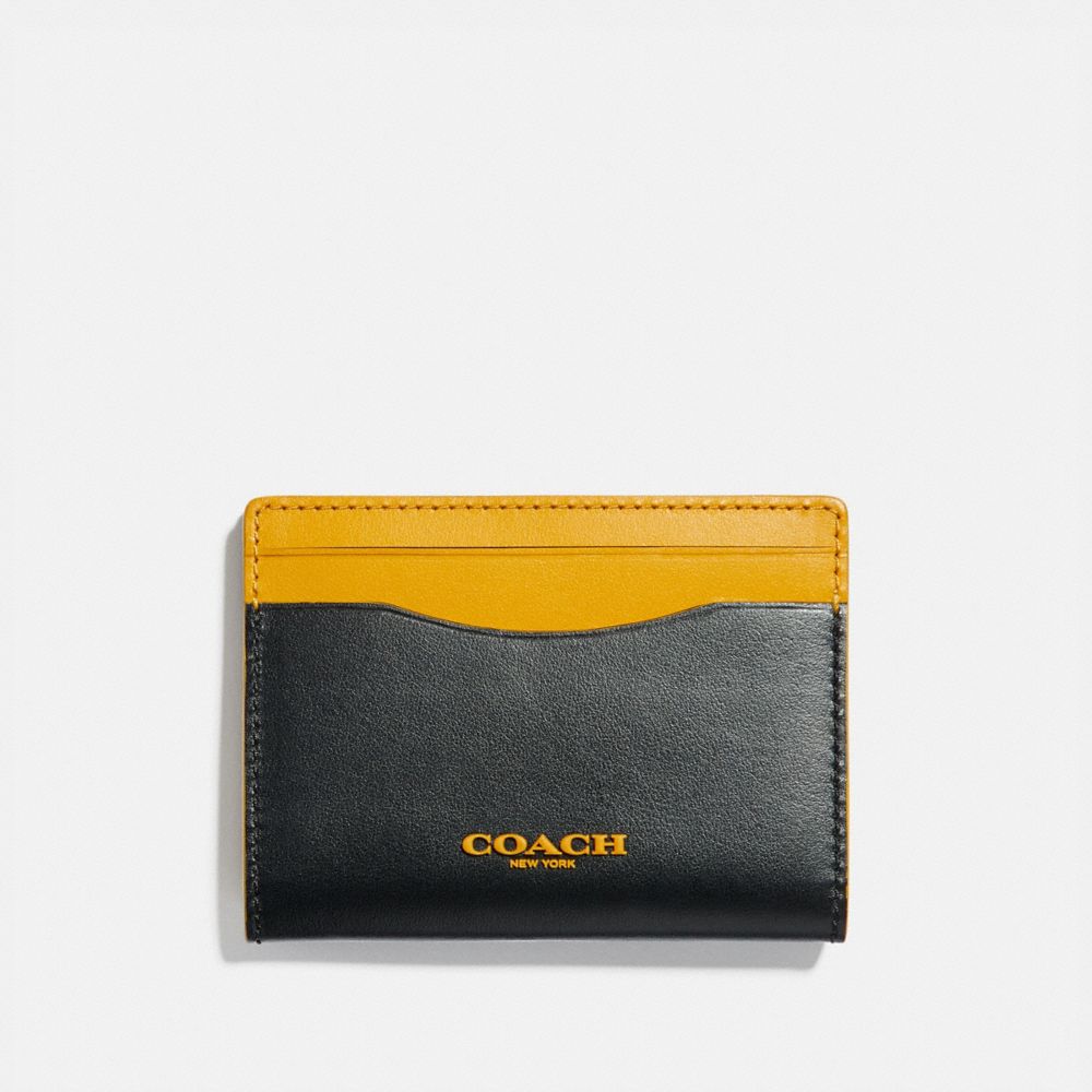 MAGNETIC CARD CASE IN COLORBLOCK - F84744 - BLACK BANANA MULTI