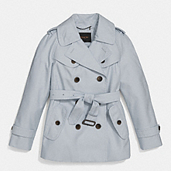SHORT TRENCH - CHAMBRAY - COACH F84759